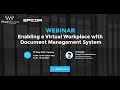 Enabling a Virtual Workplace with Document Management System