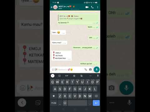 #POV : Open main..{ fake chat Whatsmock } ib : lupaa ☺️ #Whatsmock