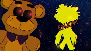 Cover art for High enough Meme , Nightmare Fredbear, FNaF