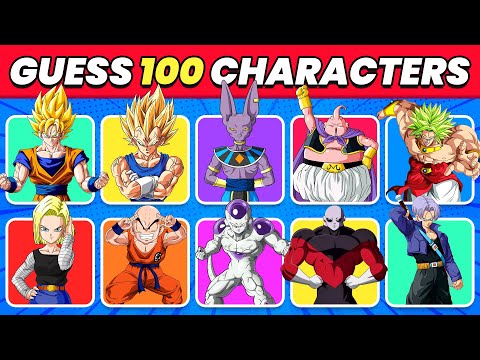 Guess The 100 Dragon Ball Characters in 5 Seconds | Anime Quiz 🐉🟠