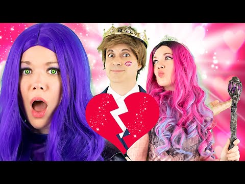 MAL and Ben BREAK UP!? AUDREY dates BEN?!  DESCENDANTS GIANT DATING GAME IN REAL LIFE! | BFF BESTIES