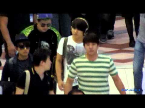 121004 Super Junior at Suvarnabhumi Airport - Back to Korea