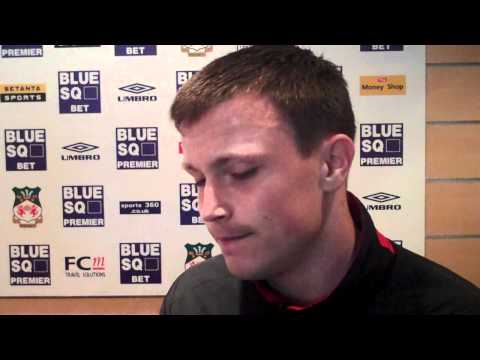 Andy Mangan After the Kettering Game