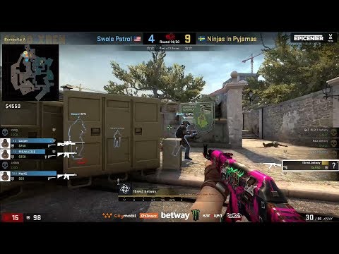 f0rest 1v3 CLUTCH vs Swole Patrol [CS:GO]
