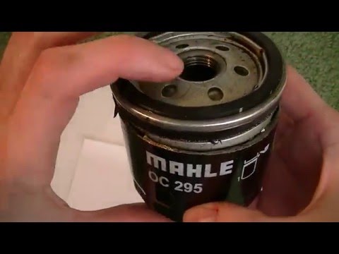 Inside Mahle oil filter after 1 year. Mahle filter