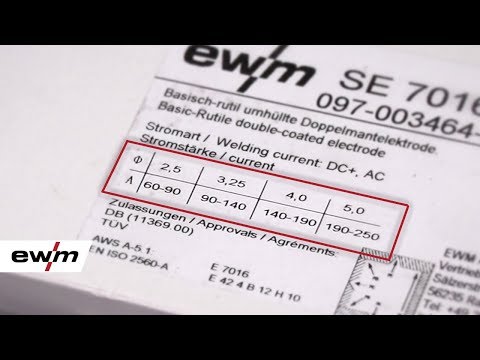 Richtige Stromstärke zum E-Hand-Schweißen berechnen