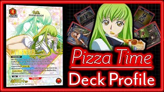 Pizza Time Deck Profile - Union Arena Code Geass Red C.C. Deck