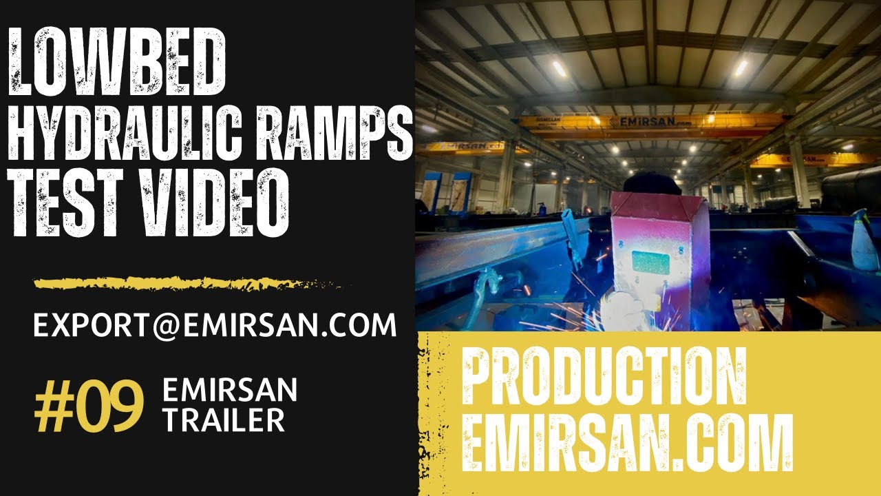 Lowbed Hydraulic Ramps Test