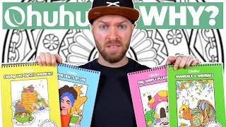 Professional Artist vs The New OHUHU Coloring Books... Are T