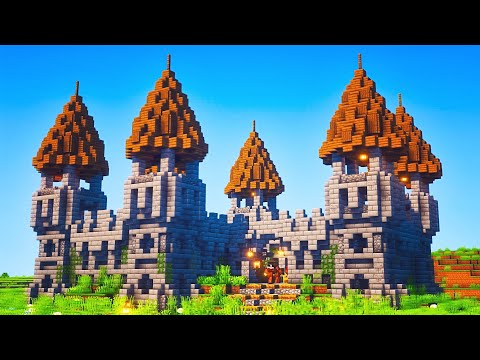 🏰 Medieval Castle in Minecraft | #Shorts Timelapse