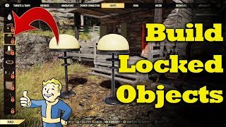 Fallout 76 Tips & Tricks:  How to Build Locked Workshop Items