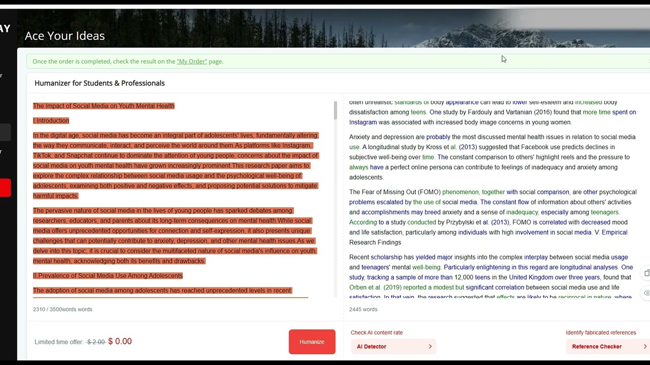 Live Demo: Using AceEssay’s AI Writer, AI Detector, and Humanizer to Improve Your Writing