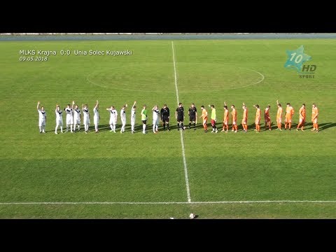 MLKS Krajna Sępólno Krajeńskie - Unia Solec Kujawski (0:9), 09.05.2018 r.