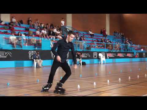 2018 PSWC Classic Slalom Junior Men 8th Place Remy Menard (FRA)