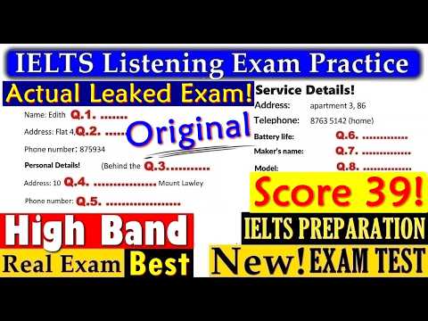 IELTS LISTENING PRACTICE TEST 2025 WITH ANSWERS | 11.09.2025