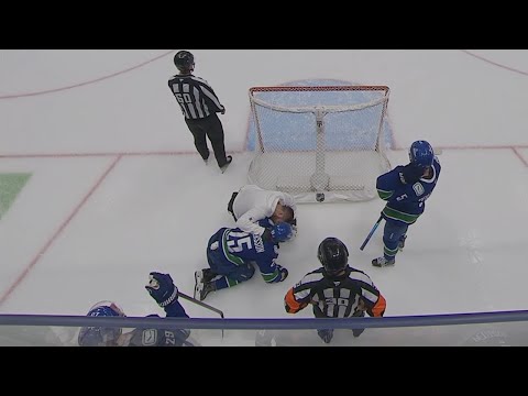 Mathieu Olivier 🚫 Boarding 🚫 Major Against Elias Pettersson #25