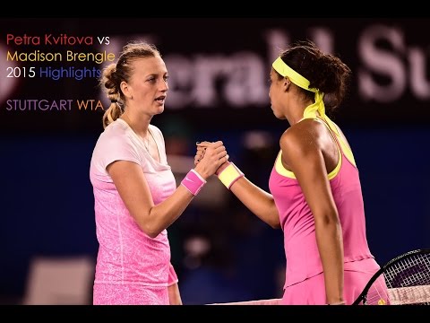 Petra Kvitova vs Madison Brengle 2015 Highlights - HD - STUTTGART WTA