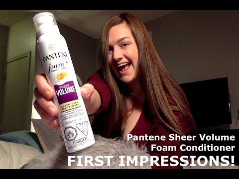 Pantene Sheer Volume Foam Condition | First Impressions
