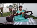 Kadhal Rojave Song Veena Cover Sampoorna Sarani Swarangal