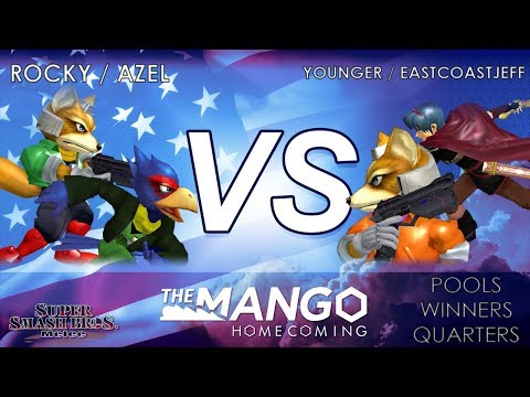 Mango Homecoming - Rocky / Azel (Green) VS Younger / EastCoastJeff (Red) - SSBM - Pools - WQuarters