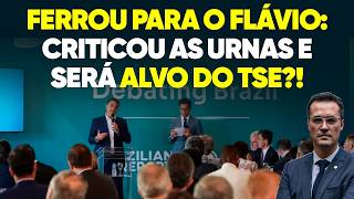 Flávio Ficará Inelegível Como o Pai Após Crítica às Urnas?