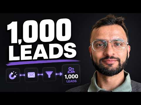 I Built A Machine That Gets Me 1,000 Leads On Autopilot (Day 1)