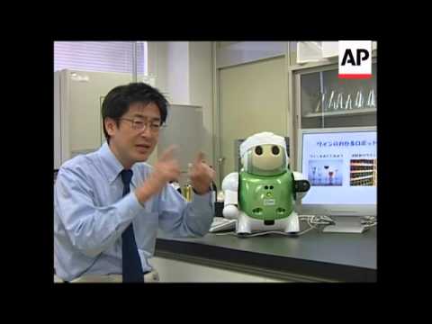 A wine-tasting, gourmet robot is unveiled in Japan