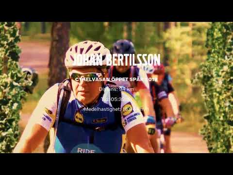 Johan Bertilsson   CYKELVASAN ÖPPET SPÅR   05 32 31