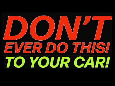 DON'T EVER DO THIS!!!