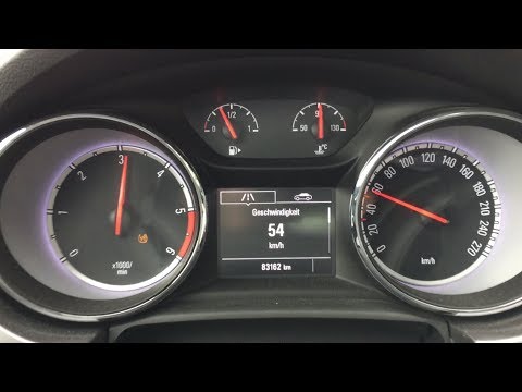 Opel Astra K 1.6 CTDI 95 HP Acceleration 0 - 100 km/h (Sports Tourer)