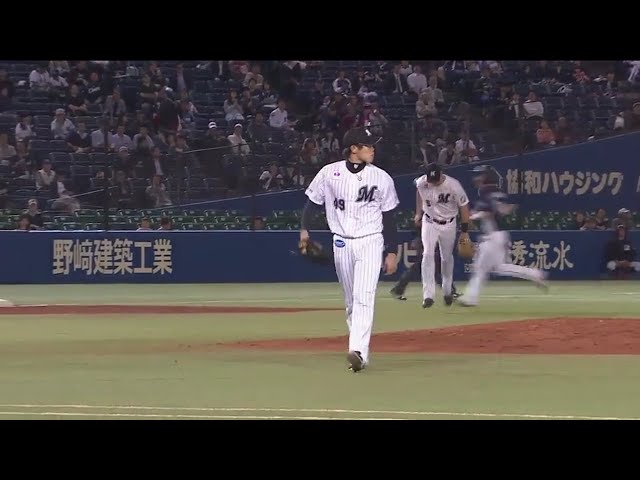 【4回表】マリーンズ・チェン 力強いピッチングでピンチを凌ぐ!! 2017/5/16 M-L
