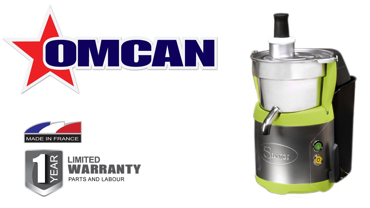 Video thumbnail for Santos #68 Centrifugal Fruit and Vegetable Juice Extractor