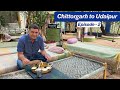 EP 2 Chittorgarh To Udaipur Rabri Malpua Sanwaliya Seth Temple Daal Baati At Sharma Bhojnalaya
