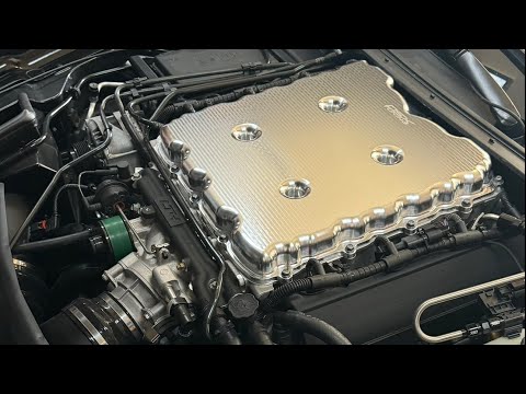 DSX BILLET SUPERCHARGER LID INSTALL ON C7 Z06 CORVETTE( SO MUCH WHINE!)