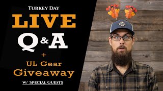 Live Q&A + UL Backpacking Gear Giveaway w/ Special Guests