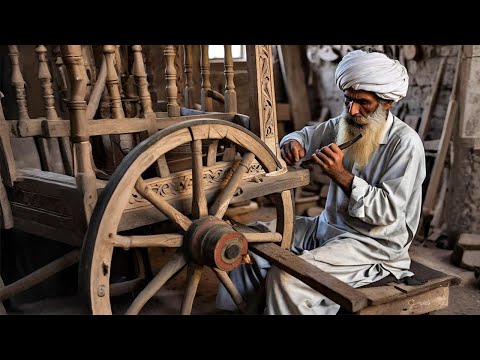 Amazing Craft Woodturning Products Wood Cart 1300BC | Wood Craft