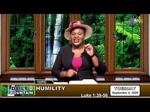 DAILY FOUNTAIN DEVOTIONAL GUIDE OF SEPTEMBER 8, 2020 - DTN (MS) ROSEVALENE OBIA