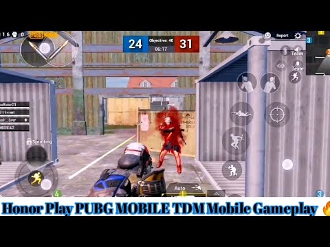 Honor Play PUBG MOBILE TDM Mobile Gameplay 🔥 ! With 16kills and Smooth Graphics @60Fps😍