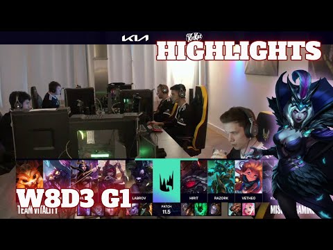 Vitality vs Misfits - Highlights | Week 8 Day 3 S11 LEC Spring 2021 | VIT vs MSF