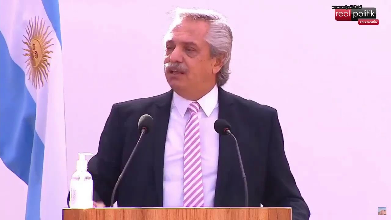 Alberto Fernández inaugura un hospital solidario junto a Axel Kicillof