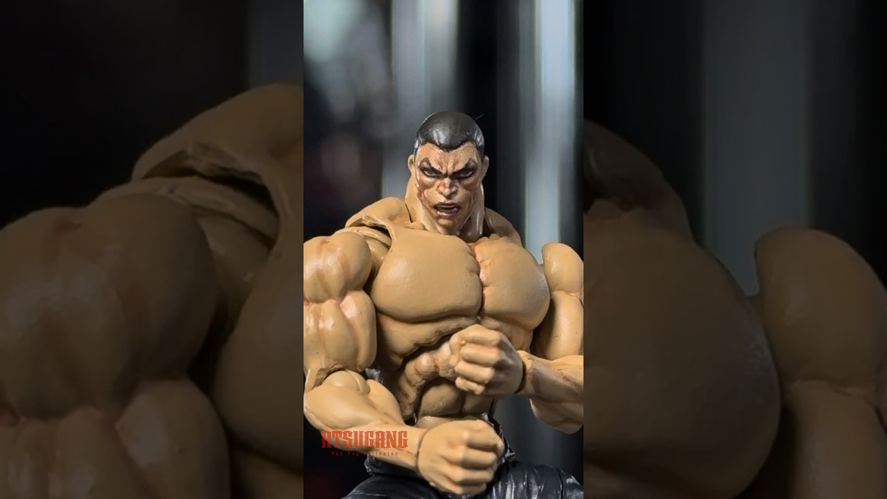 The smallest Retsu has insanely detailed🔥 #asmr #unboxing #baki