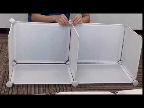 Shoe Rack, 6 Tier Shoe Storage Cabinet 24 Pair Plastic Shoe Shelves Organizer for Closet