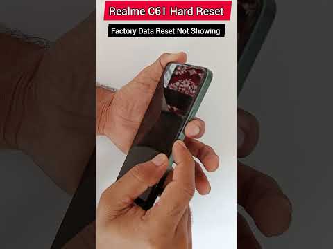 Realme C61 RMX3930 Hard Reset Without Pc | Factory Data Reset Not Working
