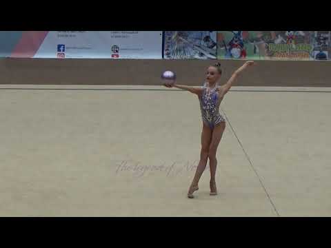 Arina TIMOSHINA (RUS) ball - 2020 Corbeil junior AA