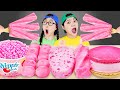 गुलाबी आइसक्रीम खाने की आवाज़  Mukbang DONA दोना हिंद
