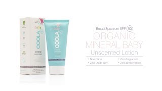 COOLA Mineral Baby SPF 50 Unscented Lotion