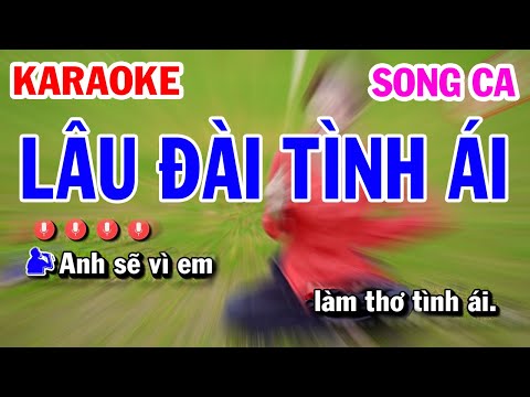 Karaoke Lâu Đài Tình Ái Song Ca Nhạc Sống | Mai Thảo Organ