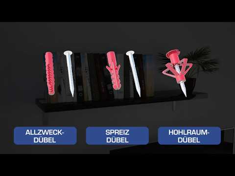 Dübel und Schrauben...so geht das.