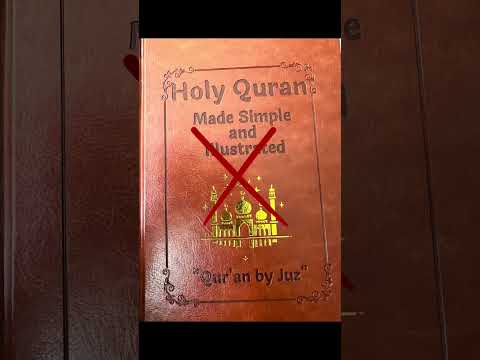 ⚠️Not Recommended:Quran Made Easy with Illustration — Exposing the flaws of this book