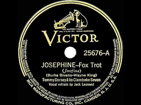 1937 Tommy Dorsey Clambake Seven - Josephine (Jack Leonard, vocal)